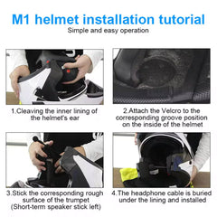 Bluetooth-head-set-installation-flip-up-helmet-beanie-helmets