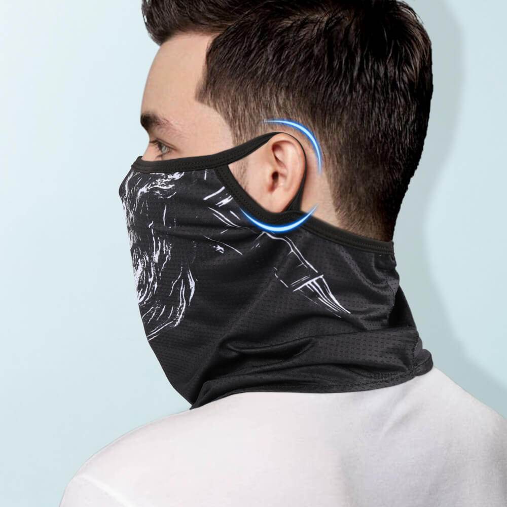 Breathable UV-Block Neck Gaiter Bandana - Beanie Helmets