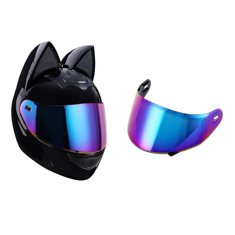 Lens Visor for Motorcycle Cat Helmet - Beanie Helmets