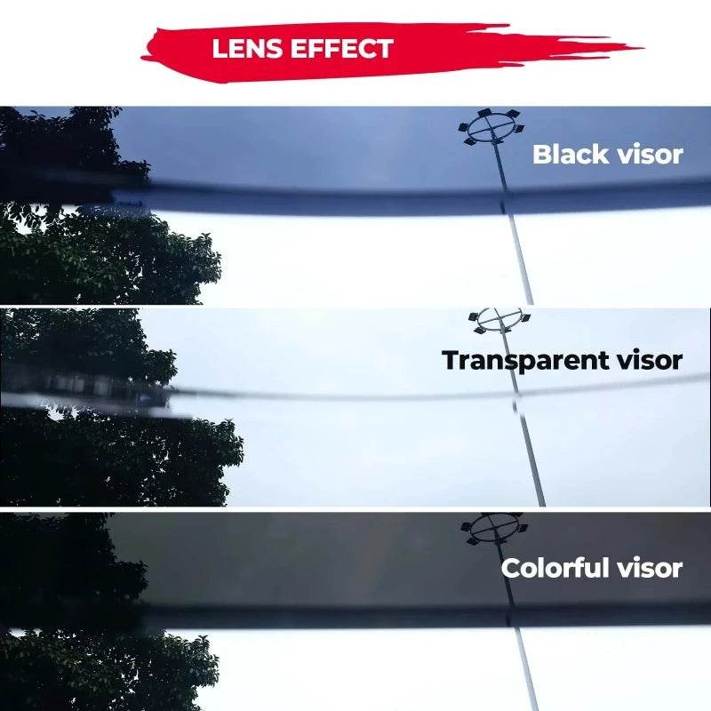 Lens Visor for Motorcycle Cat Helmet - Beanie Helmets