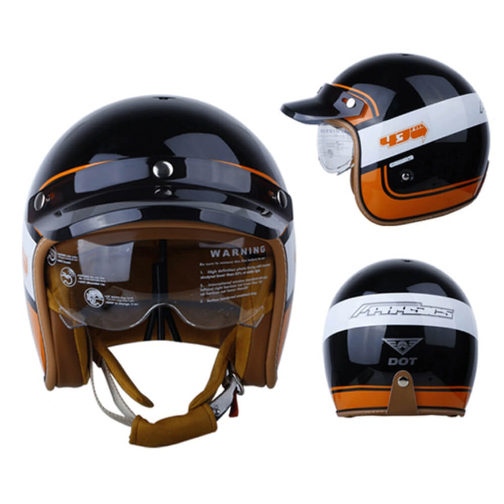 Motorcycle-Retro-Helmet-3-4-Open-Face-Beanie-Helmet-Men-Women-DOT-Certification-Moto-