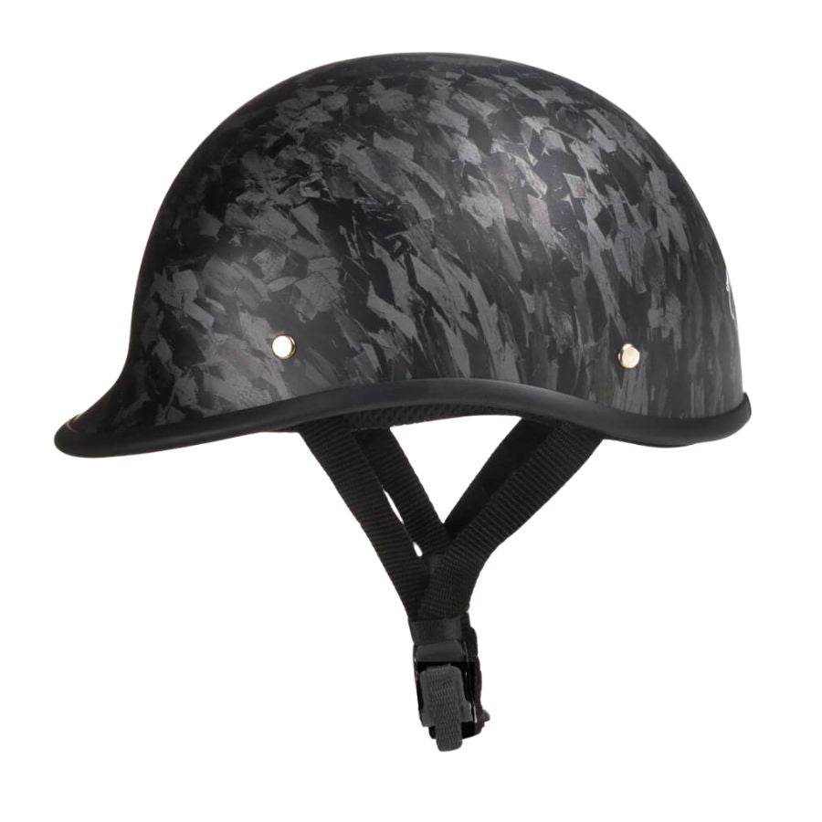 Low Profile Reversible DOT Polo Helmet / Carbon Fiber - Beanie Helmets