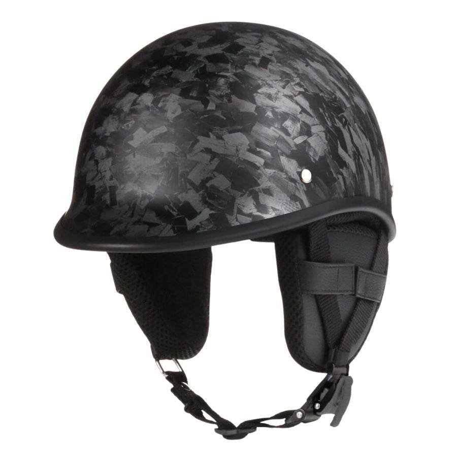 Low Profile Reversible DOT Polo Helmet / Carbon Fiber - Beanie Helmets