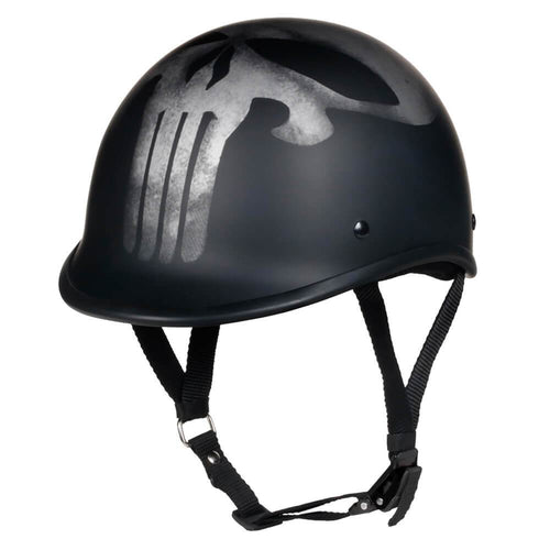 Low Profile Reversible DOT Polo Helmet / Punisher - Beanie Helmets
