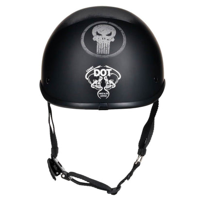 Low Profile Reversible DOT Polo Helmet / Punisher - Beanie Helmets