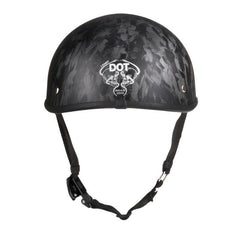 Lightweight SOA Style DOT Beanie Helmet - Carbon Fiber - Beanie Helmets
