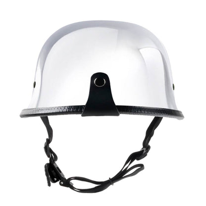 Lightweight Mayan DOT Germanator Helmet / Chrome - Beanie Helmets