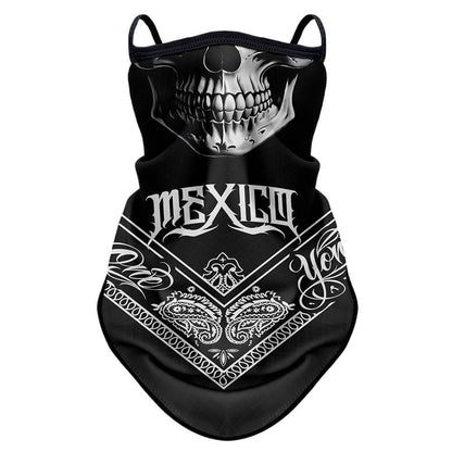 Breathable UV-Block Neck Gaiter Bandana for motorcycle and ATV riders  - BeanieHelmets
