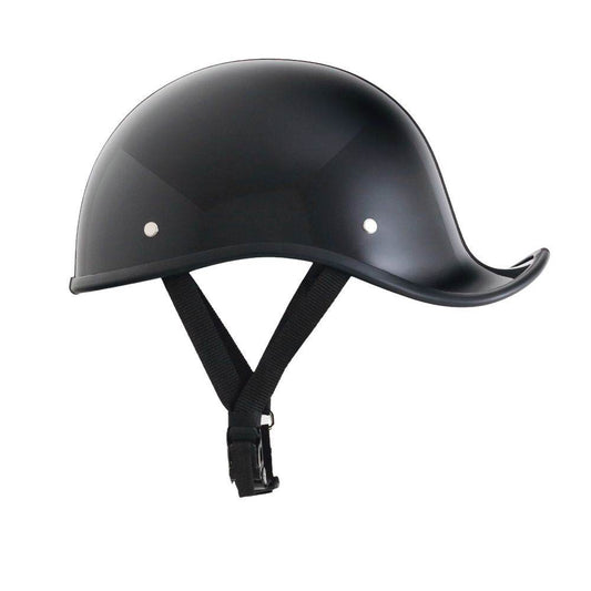 Lightweight Reversible DOT Curve Helmet / Gloss Black - Beanie Helmets