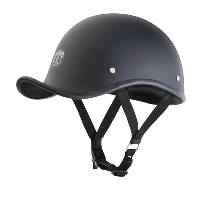 Lightweight Reversible DOT Curve Helmet / Matte Black - Beanie Helmets
