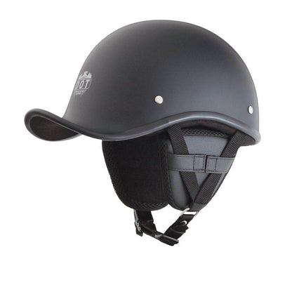 Lightweight Reversible DOT Curve Helmet / Matte Black - Beanie Helmets