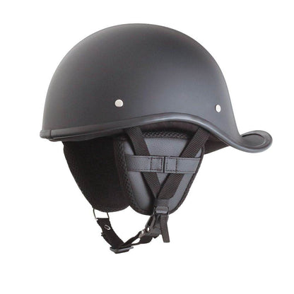 Lightweight Reversible DOT Curve Helmet / Matte Black - Beanie Helmets