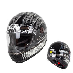 Soman-H9-Full-Face-Motorcycle-DOT-Helmet-Retro