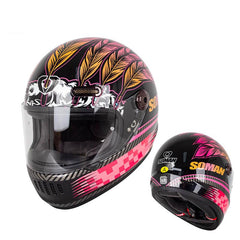 Soman-H9-Full-Face-Motorcycle-DOT-Helmet-Retro