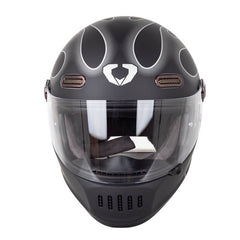 Full Face Motorcycle Helmet - Flame