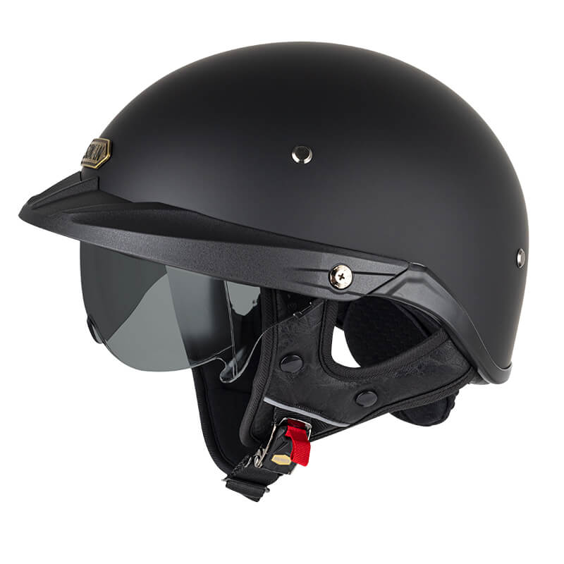 Sturgis-Style-DOT-Half-Face-Motorcycle-Helmet-with-Retractable-UV-Lens-Quick-release-buckle-Helmet-for-Men-Woman-Retro-Vintage-City-Motorbike