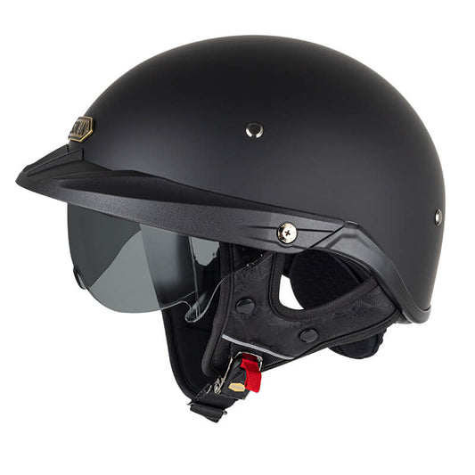 Sturgis-Style-DOT-Half-Face-Motorcycle-Helmet-with-Retractable-UV-Lens-Quick-release-buckle-Helmet-for-Men-Woman-Retro-Vintage-City-Motorbike