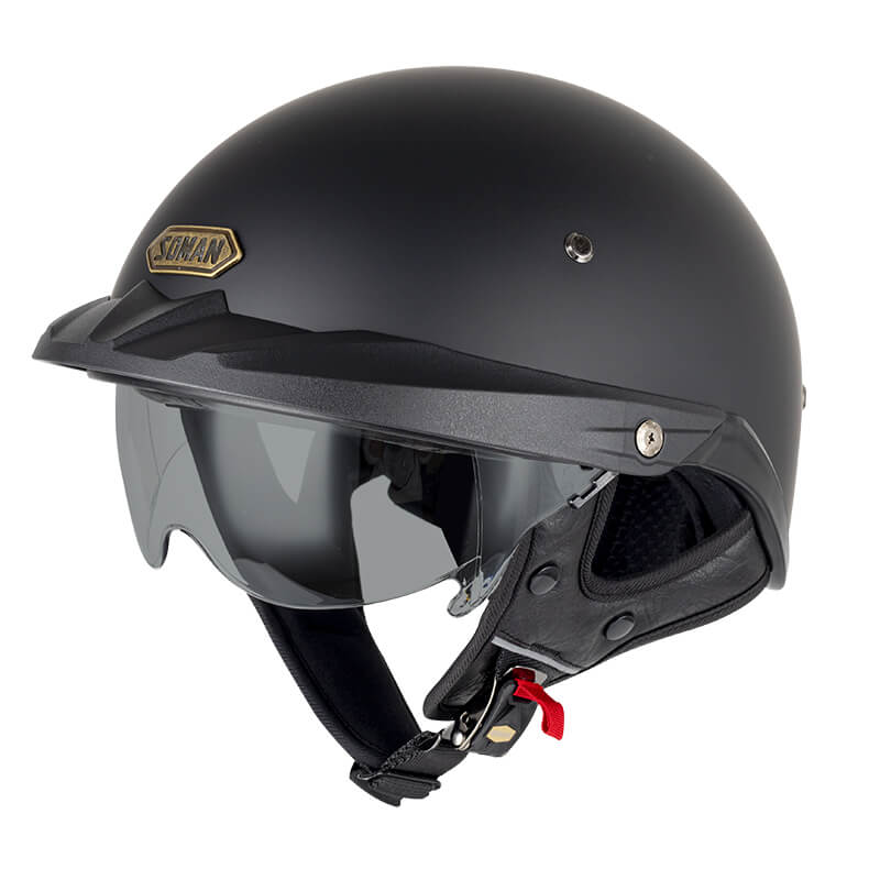 Sturgis-Style-DOT-Half-Face-Motorcycle-Helmet-with-Retractable-UV-Lens-Quick-release-buckle-Helmet-for-Men-Woman-Retro-Vintage-City-Motorbike