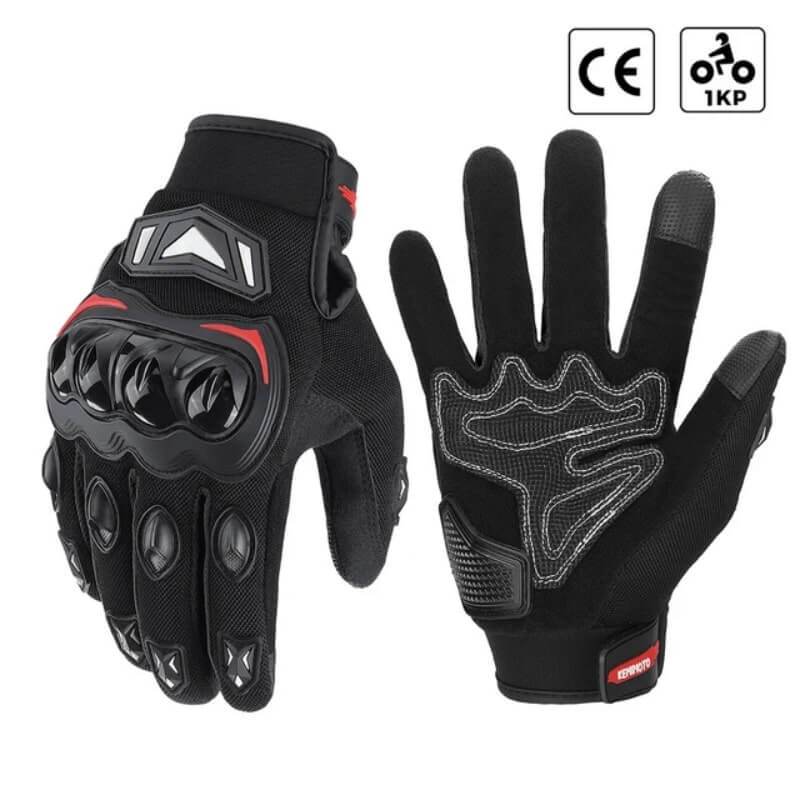 Premium Touch-Screen Motorcycle Gloves - Beanie Helmets