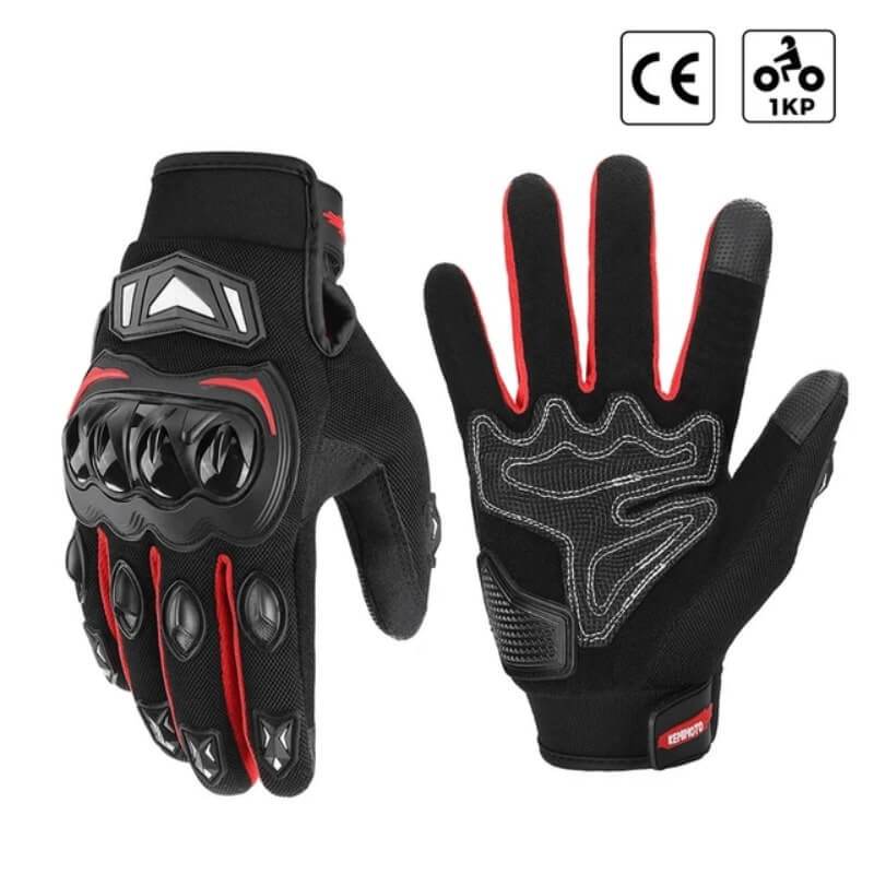 Premium Touch-Screen Motorcycle Gloves - Beanie Helmets