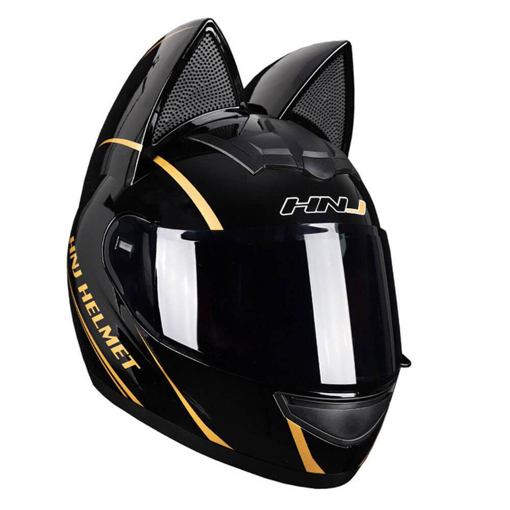 cat motorcycle helmet anime girl Full Face Ear Helmets, Cool Girls Cute Modular Sport Offroad Racing Helmet, DOT Certified Good-Looking Flip Up Street Moped Dirt Bike Lightweight for Men Women-A|Small : Automotive Celty Sturluson from Durarara :
