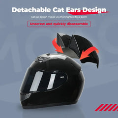 beanie-helmets-motorcycle-cat-ears-helmet-DOT-USA