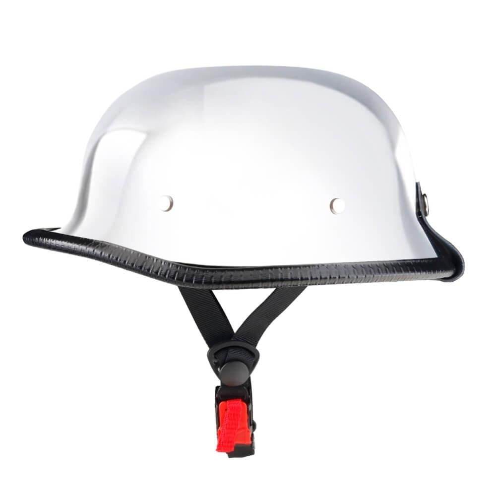 Lightweight Mayan Germanator AS/NZ Helmet - Chrome - Beanie Helmets