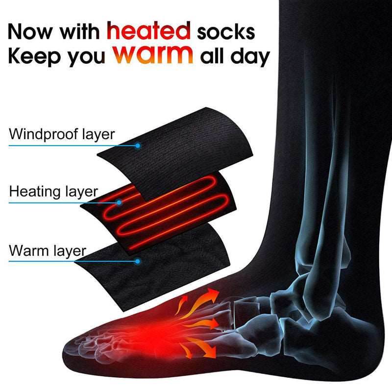 Electric Heated Socks - Beanie Helmets