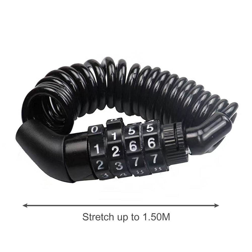 4-Digits Combination Helmet Lock - Beanie Helmets