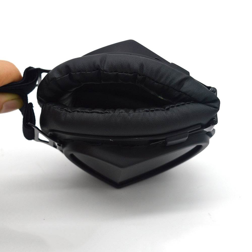 Black Steampunk Motorcycle Goggles - Beanie Helmets