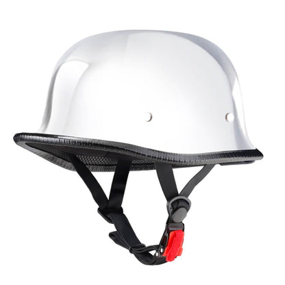 Lightweight Mayan Germanator AS/NZ Helmet - Chrome - Beanie Helmets
