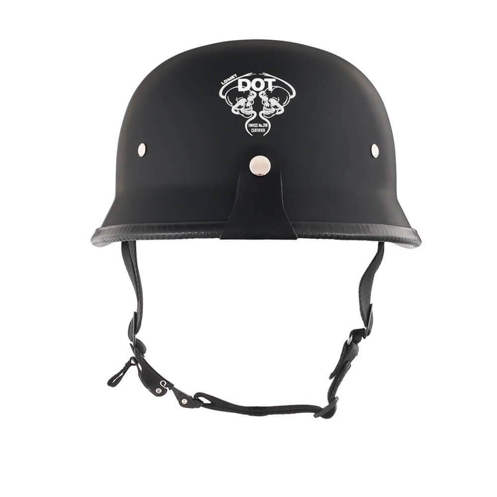 Lightweight Mayan DOT Germanator Helmet / Matte Black