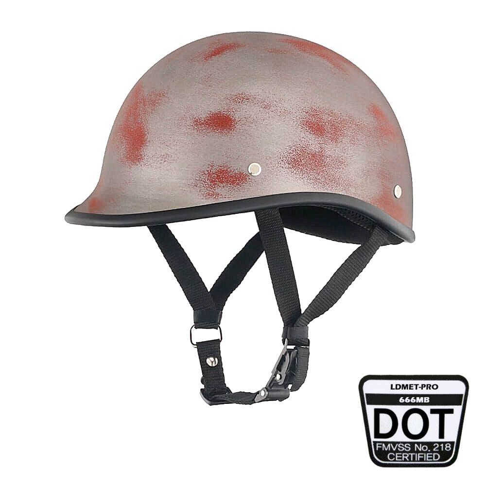 Lightest Low Profile Polo Style Helmet / Rust