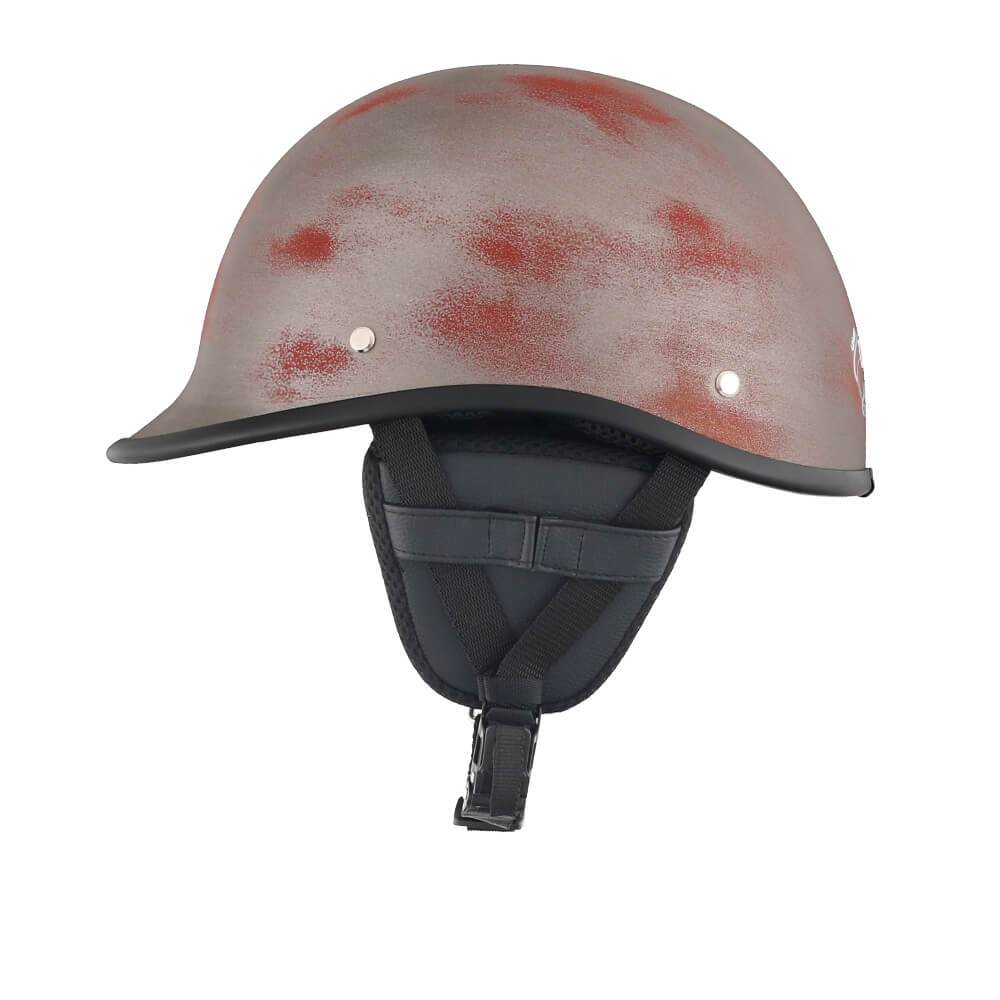 Low Profile Reversible DOT Polo Helmet / Rust - Beanie Helmets