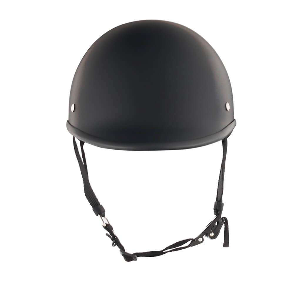 Low Profile Reversible DOT Polo Helmet / Matte Black - Beanie Helmets