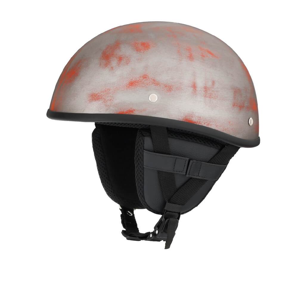 Lightweight SOA Style DOT Beanie Helmet / Rust - Beanie Helmets