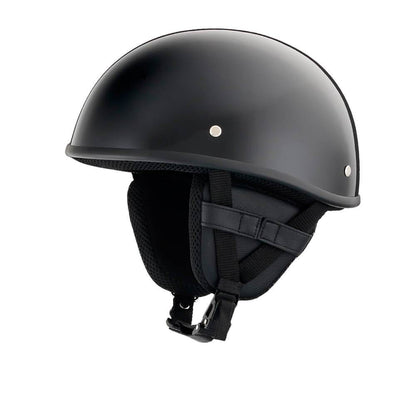 Lightweight SOA Style DOT Beanie Helmet / Gloss Black - Beanie Helmets