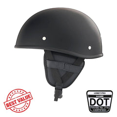 Smallest Lightest SOA Style Beanie Helmet / Matte Black