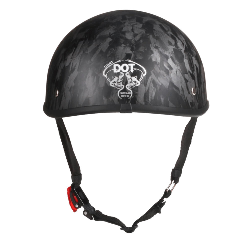 Carbon Fiber Low Profile SOA Style Beanie Helmet