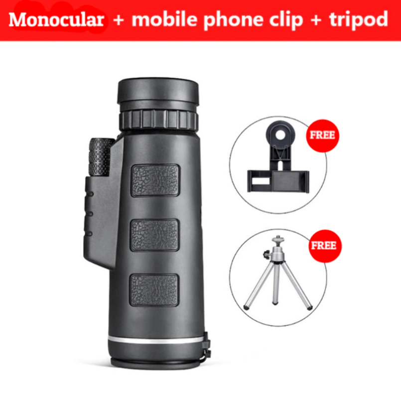 Monocular Telescope Portable and Compact, This 40x60 Inside and Outside.
