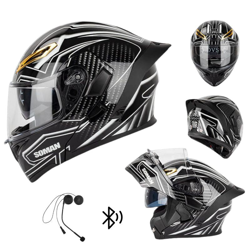 Ultimate Biker Bundle - Modular Bluetooth Helmet, Gloves & Mask