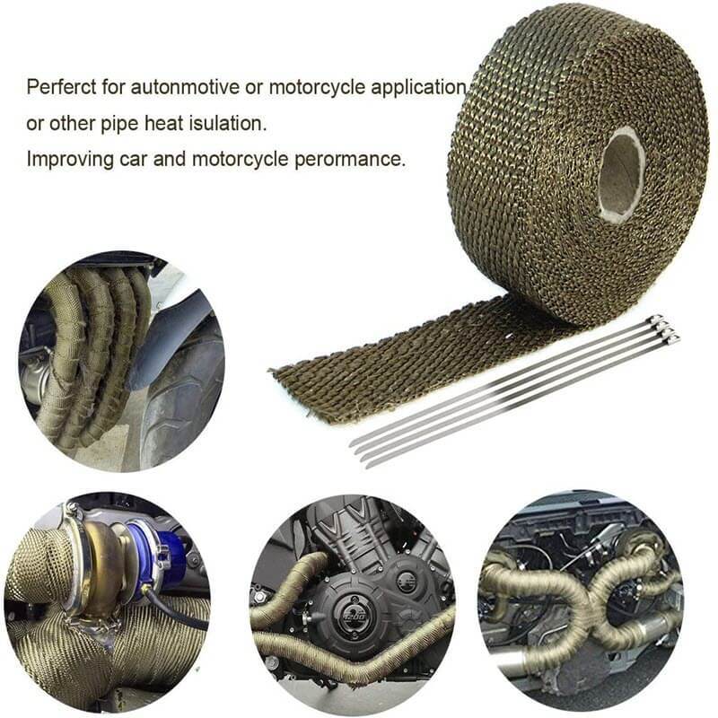 High-Quality Motorcycle Exhaust Pipe Wrap - Beanie Helmets