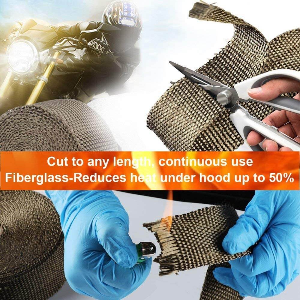 High-Quality Motorcycle Exhaust Pipe Wrap - Beanie Helmets
