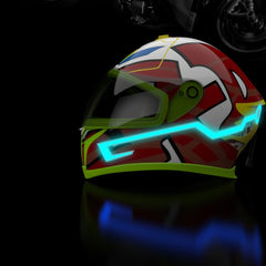 Motorcycle Helmet LED Light Safety Stripes