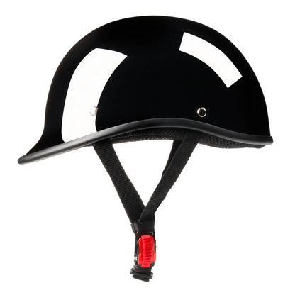 Low Profile Reversible Polo AS/NZ Helmet - Gloss Black - Beanie Helmets