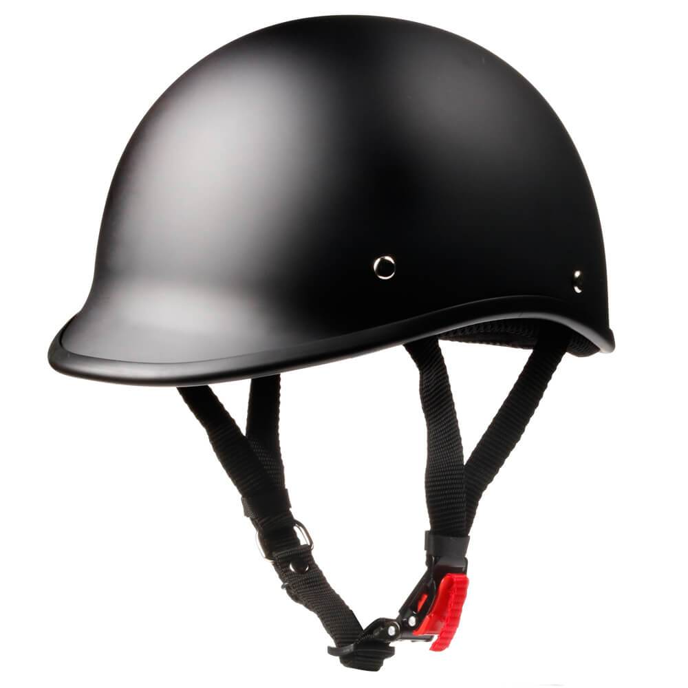 Low Profile Reversible Polo AS/NZ Helmet - Matte Black - Beanie Helmets
