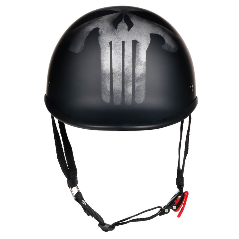 Low Profile Reversible Polo AS/NZ Helmet - Punisher Skull - Beanie Helmets