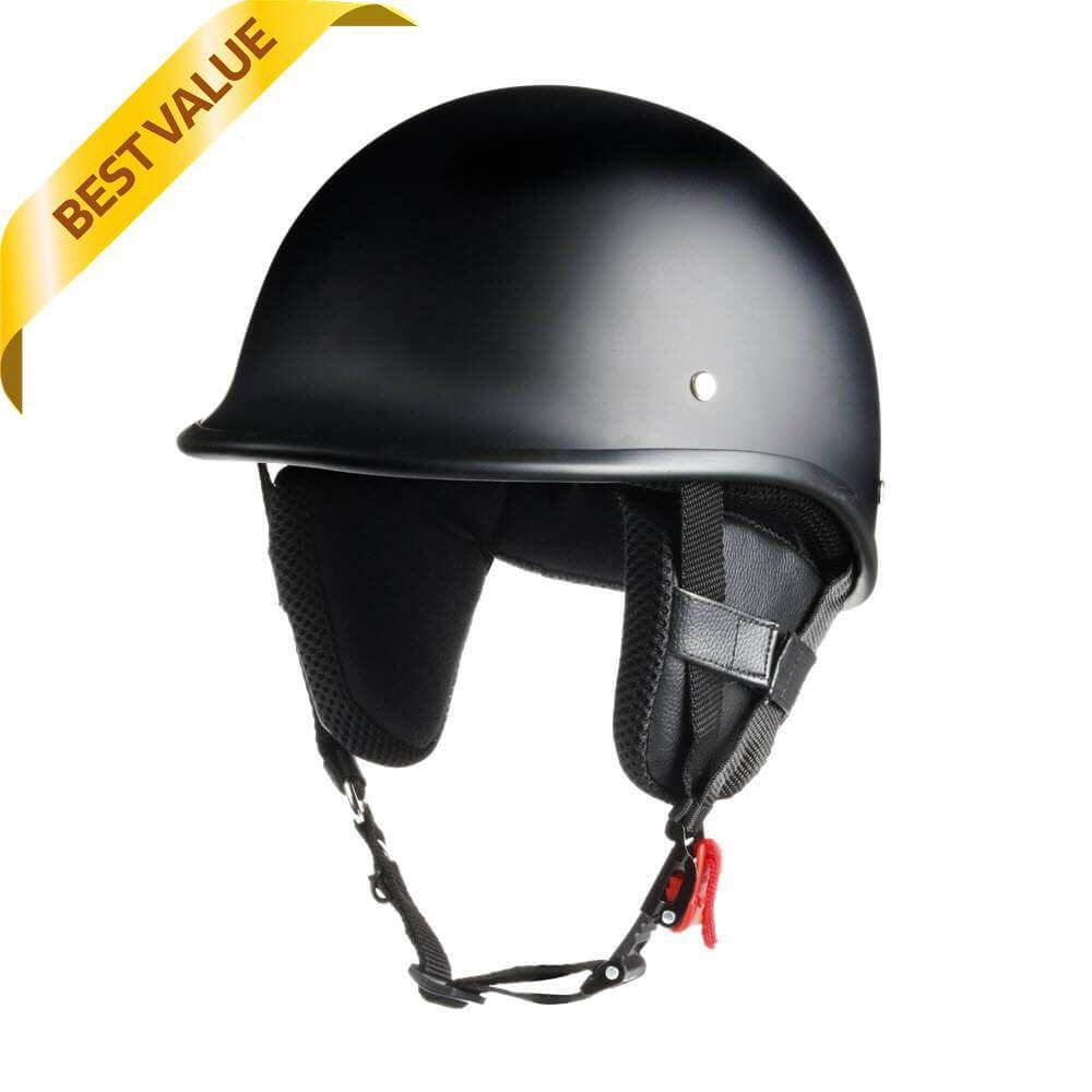 Low Profile Reversible Polo AS/NZ Helmet - Matte Black - Beanie Helmets