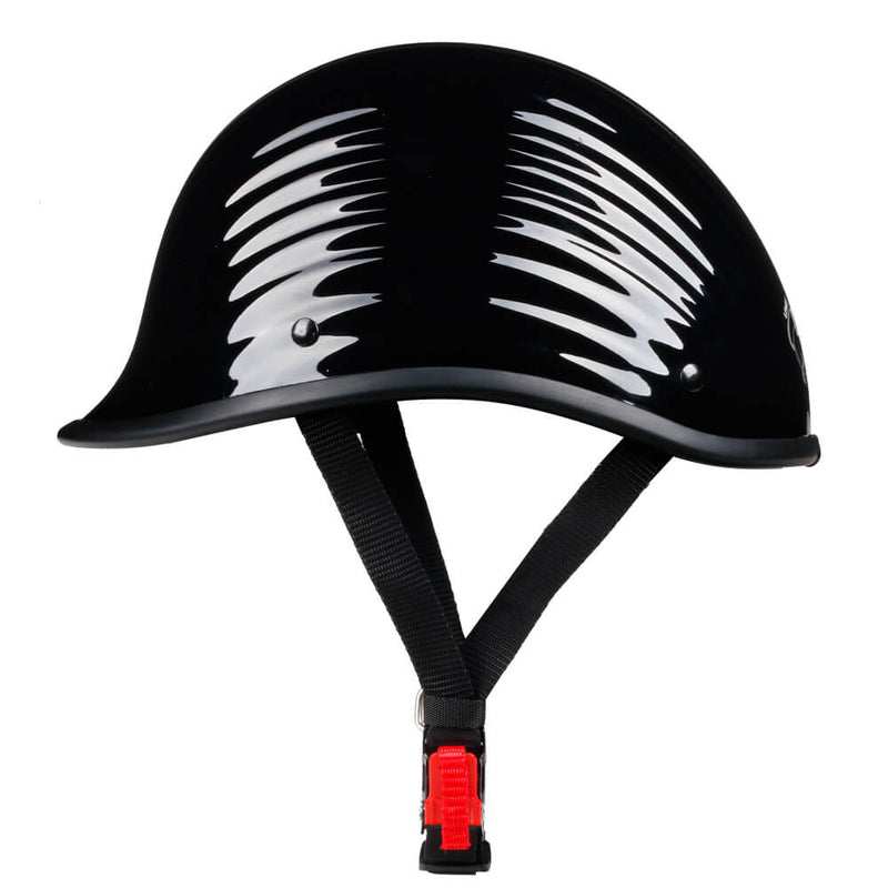 Low Profile Polo Style Twister AS/NZ Helmet - Gloss Black