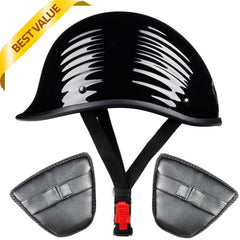Low Profile Polo Style Twister ECE/AS/NZ Helmet - Gloss Black